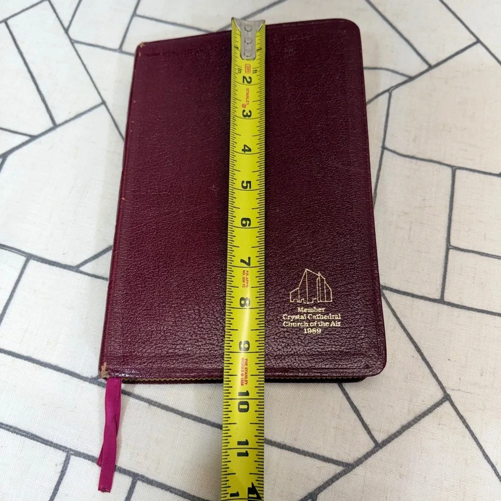 Thomas Nelson Holy Bible NKJV Burgundy Leather Possibility Thinkers Edition 1984
